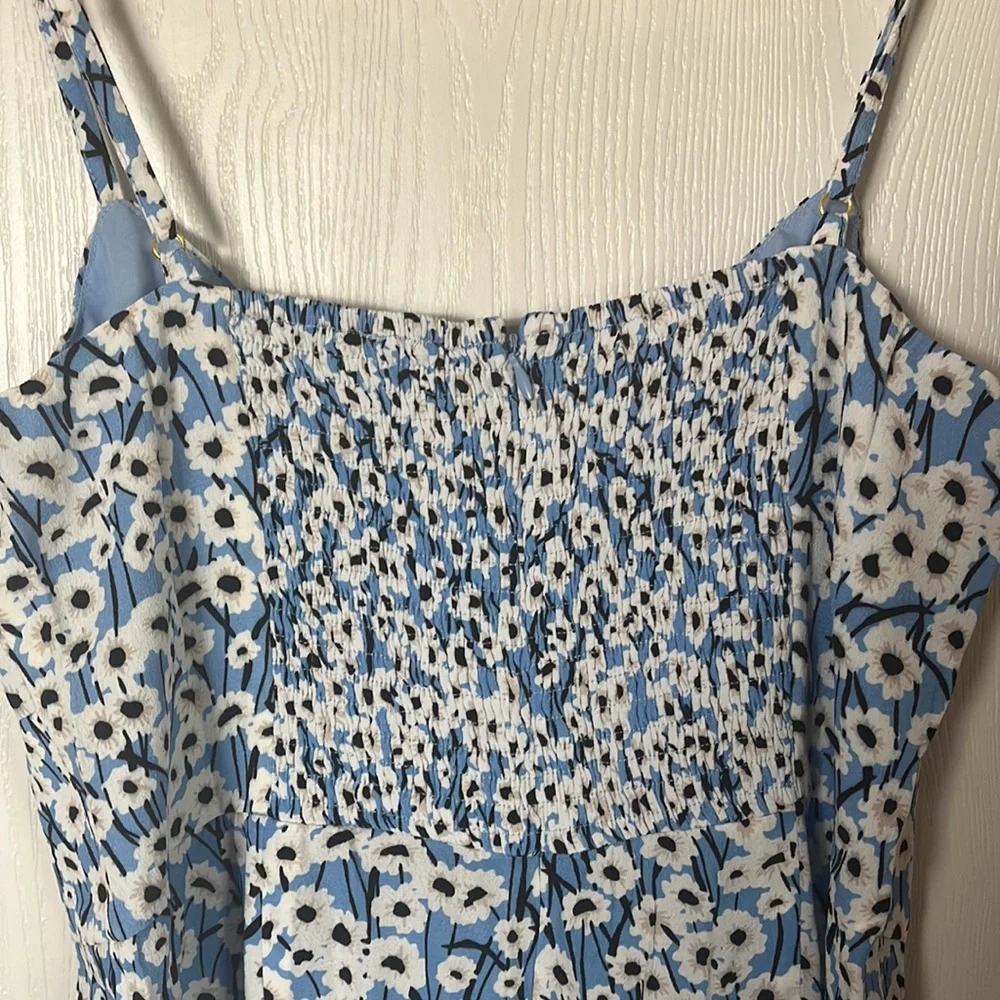 Anthropologie Hutch Ditsy Print Jumpsuit 💙🌼💙🌼 - Picture 9 of 11